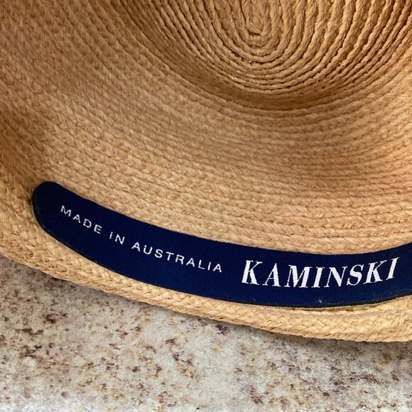 Kaminski Made in Australia raffia straw hat - Picture 2 of 5